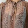 Dixie Blouse - Spring Leopard - Thumbnail Image 3