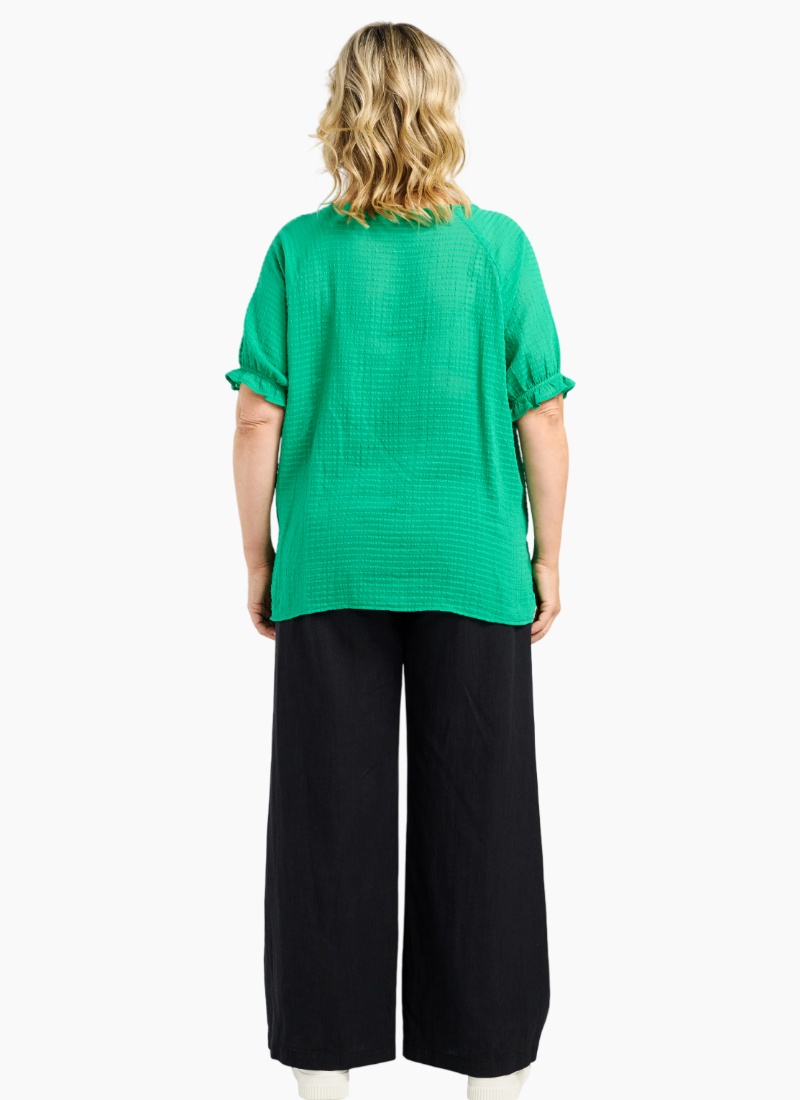 Ella Top - Green - Image 2