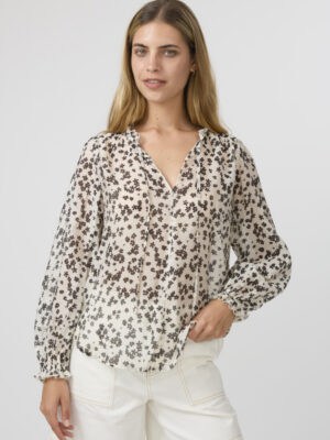 Dixie Blouse - Black Floral