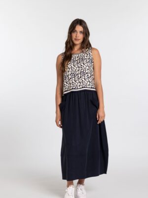 Trenley Skirt - Navy